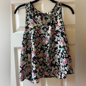 Soprano Floral Tank Top Size S
